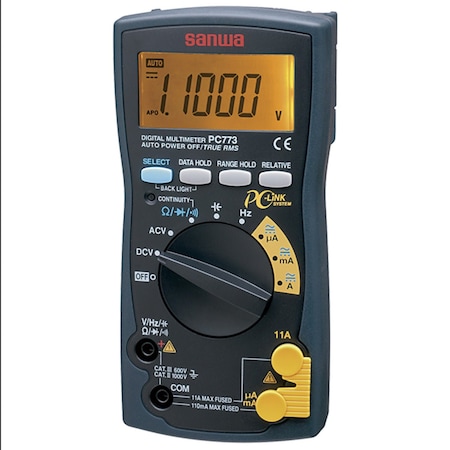 Sanwa Digital Multimeter with True RMS and PC Link PC773
